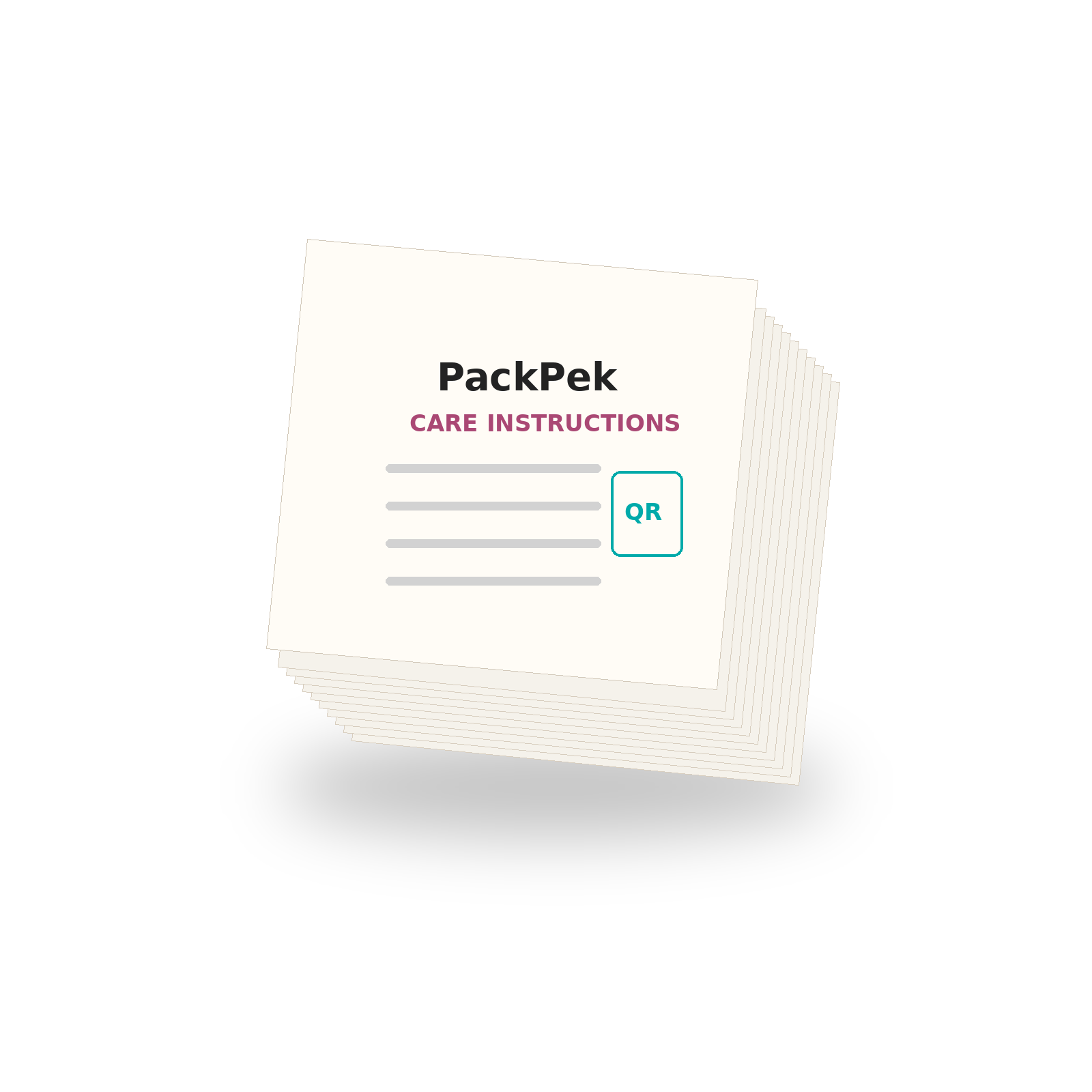 Shipping Insert Card 500pcs
