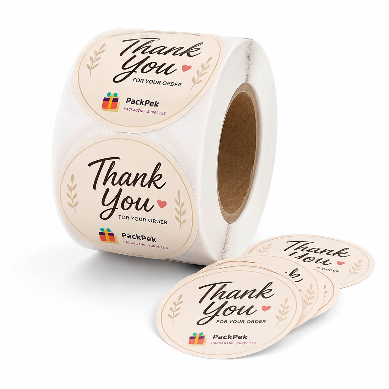 Thank You Sticker Roll 1000pcs