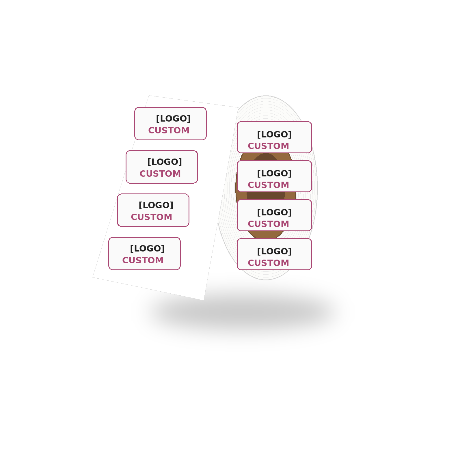 Custom Product Label Roll 1000pcs